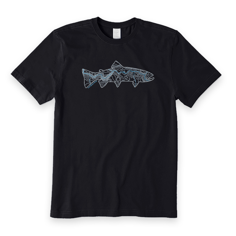 Green River Topographic Trout T-Shirt