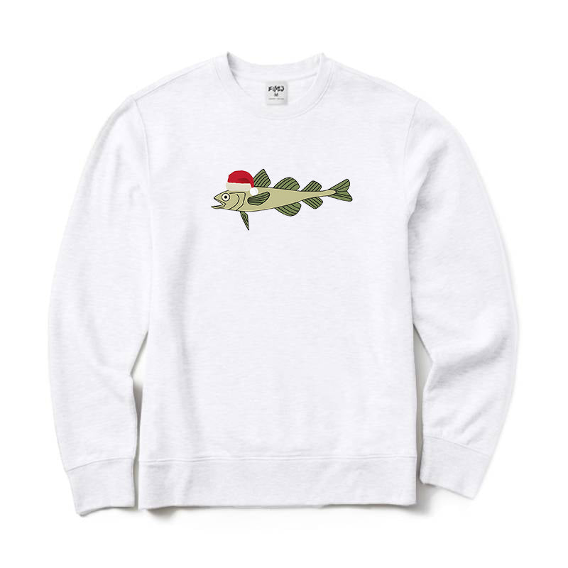 Christmas Fish Crewneck Sweatshirt