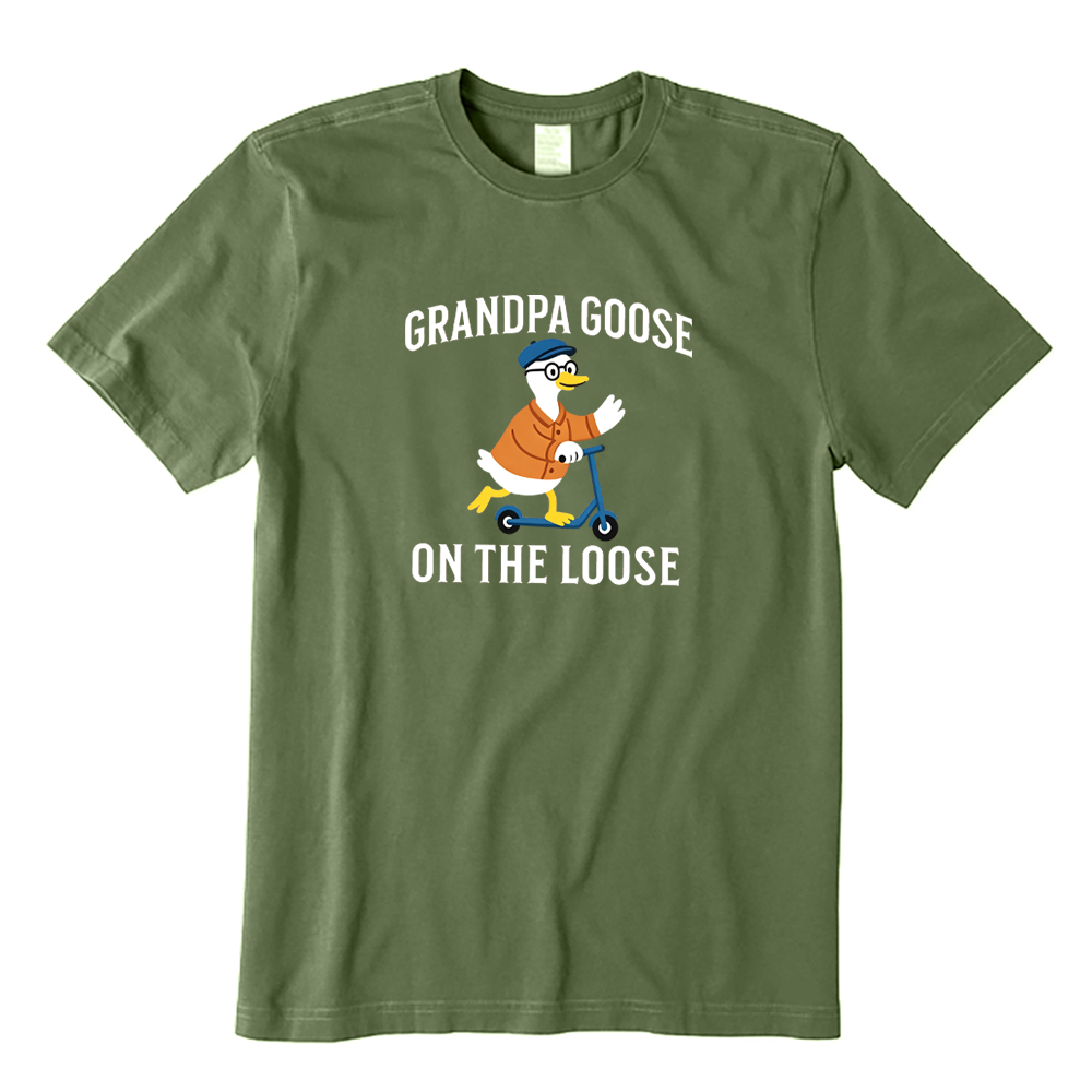 Grandpa Goose On The Loose T-shirt