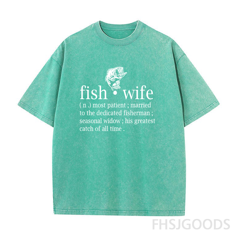 Fish Wife Unisex Distressed T-Shirt