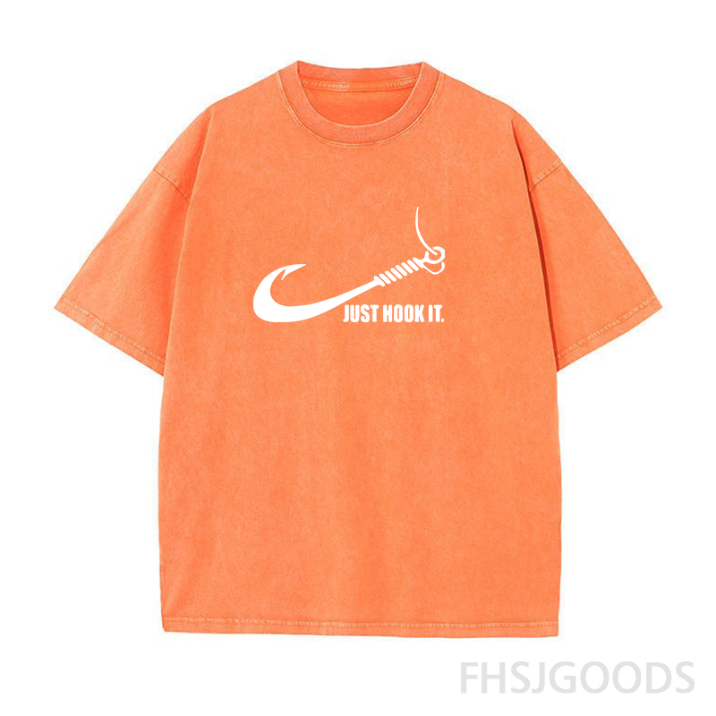 Just Hook It Unisex Distressed T-Shirt