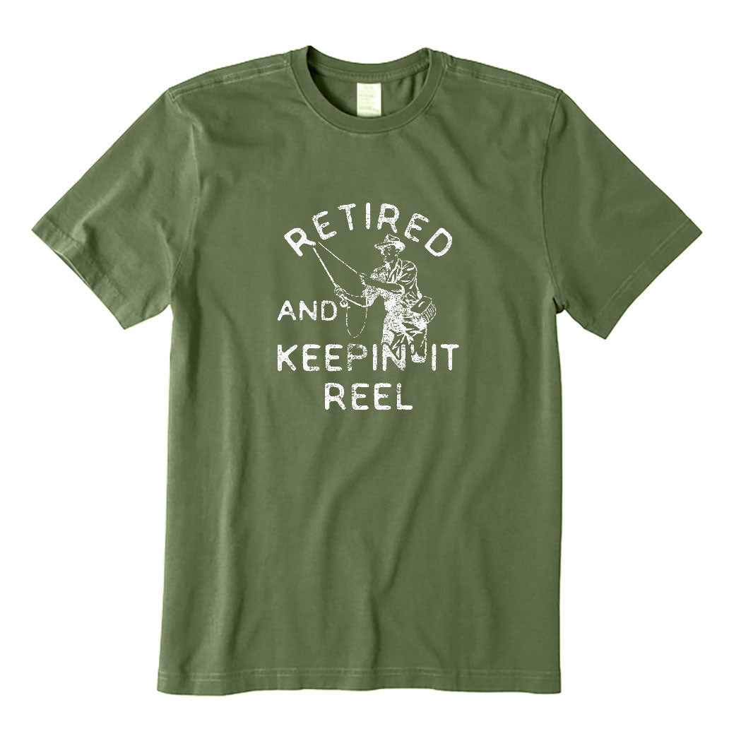 Retired and Keeping It Reel T-Shirt