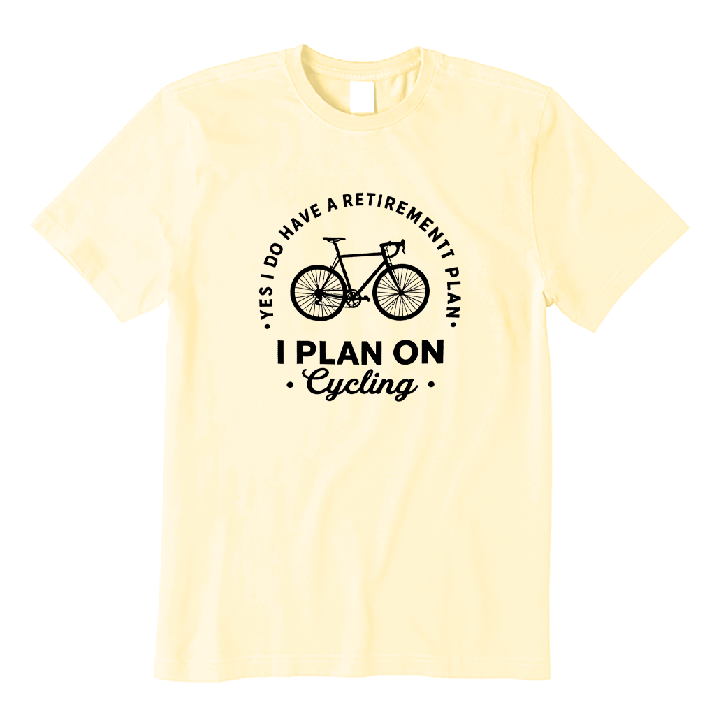 Retirement Plan Just Cycling T-shirt