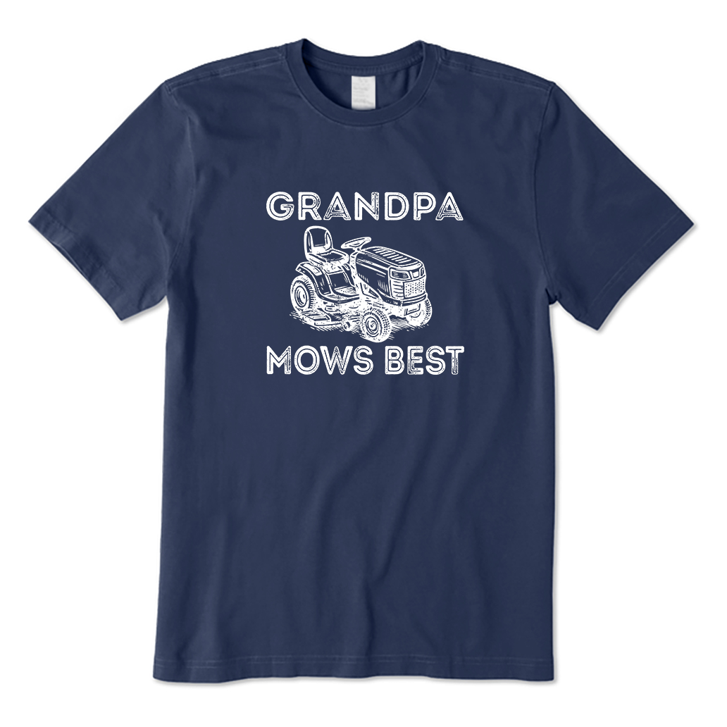 Grandpa Mows Best T-Shirt