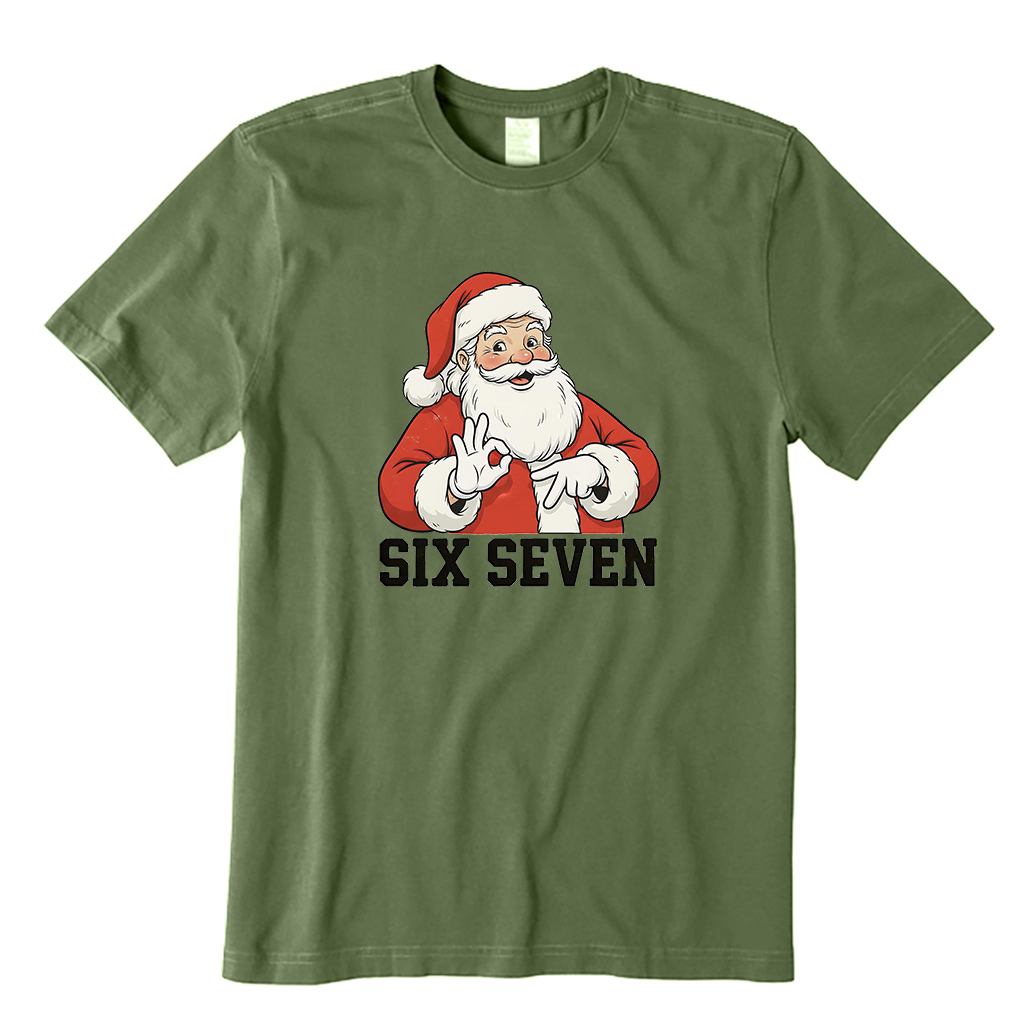 Six Seven Christmas santa T-Shirt