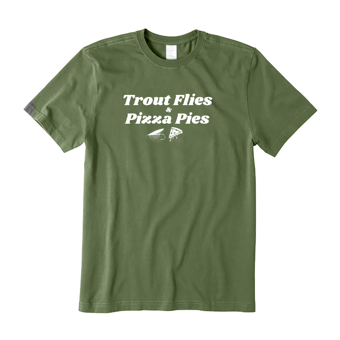 trout flies and pizza pies T-Shirt