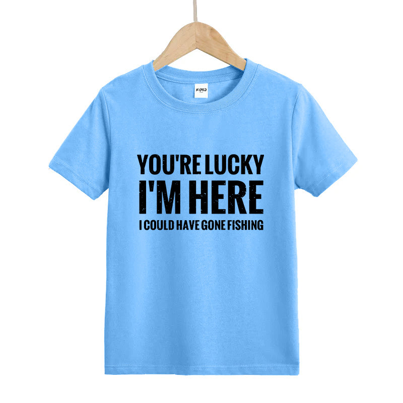 I Could Have Gone Fishing Kids T-Shirt