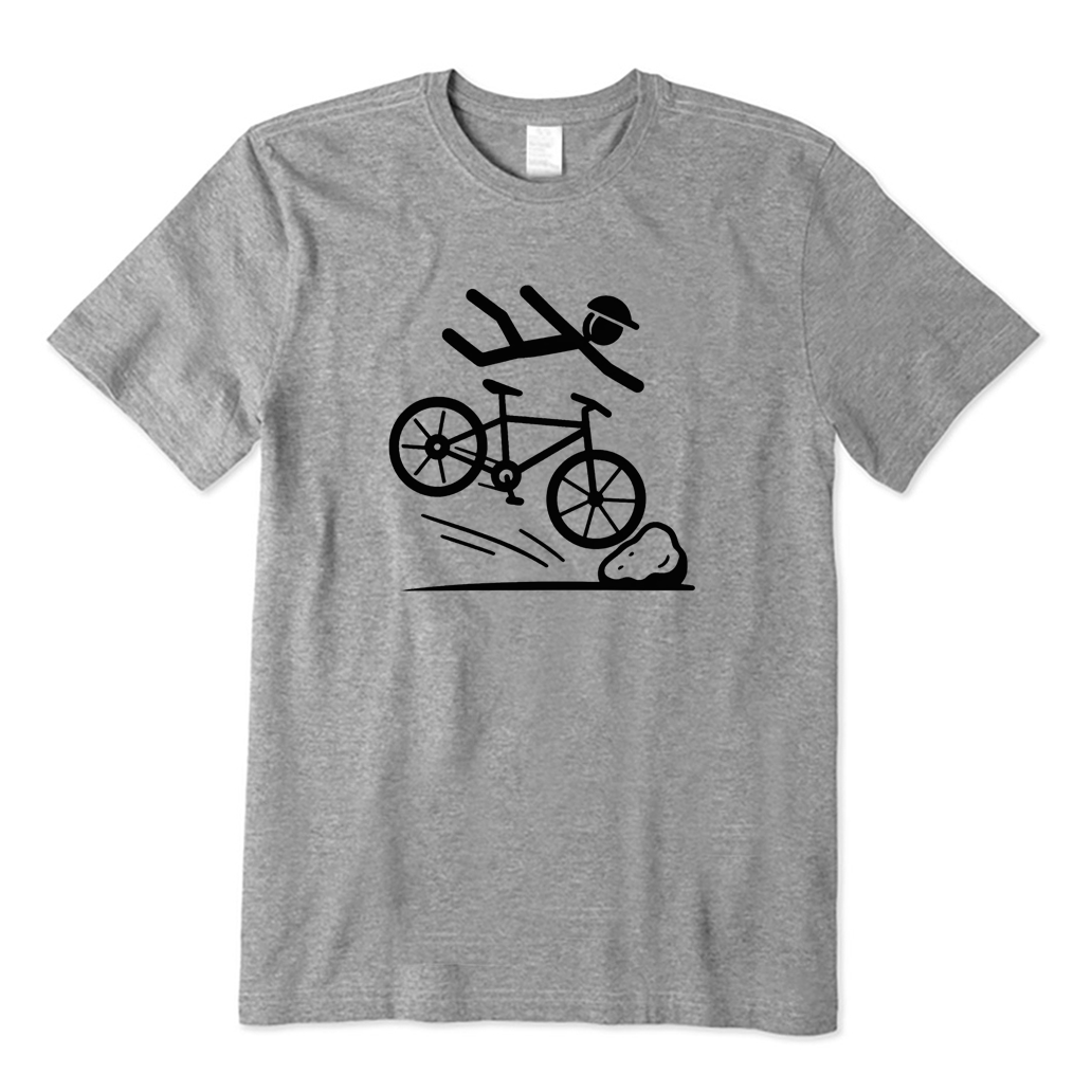 Mountain Bike Crash Cycling T-Shirt