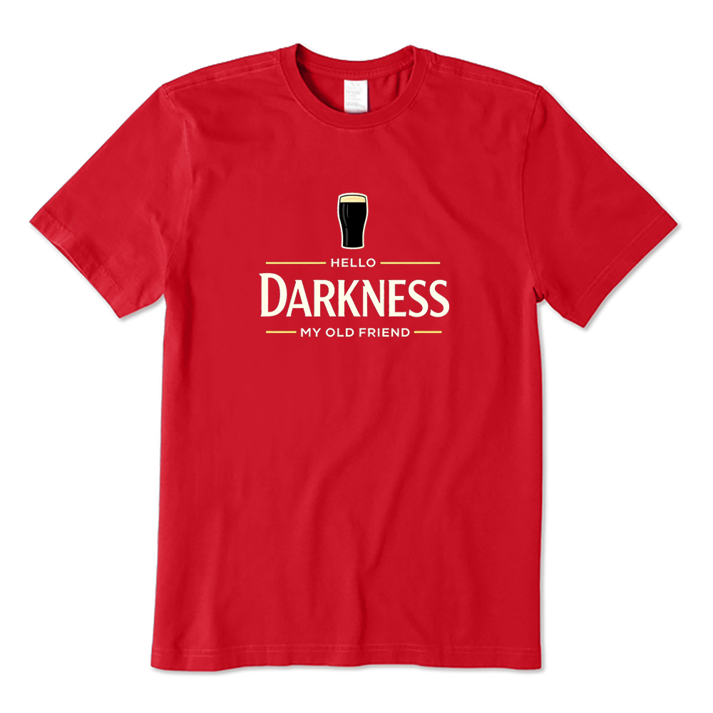 Hello Darkness My Old Friend Beer T-shirt