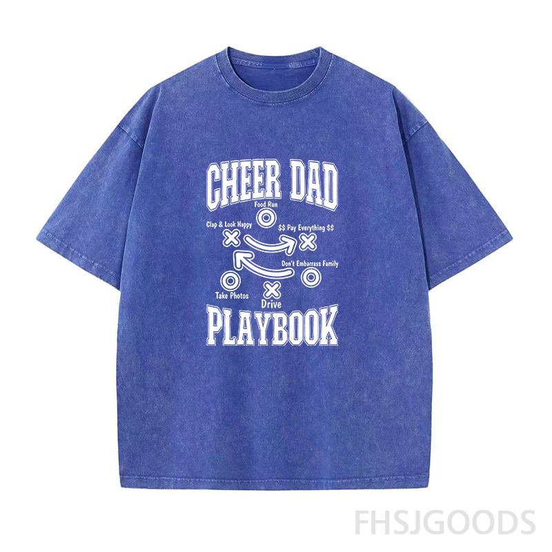 Cheer Dad Unisex Distressed T-Shirt