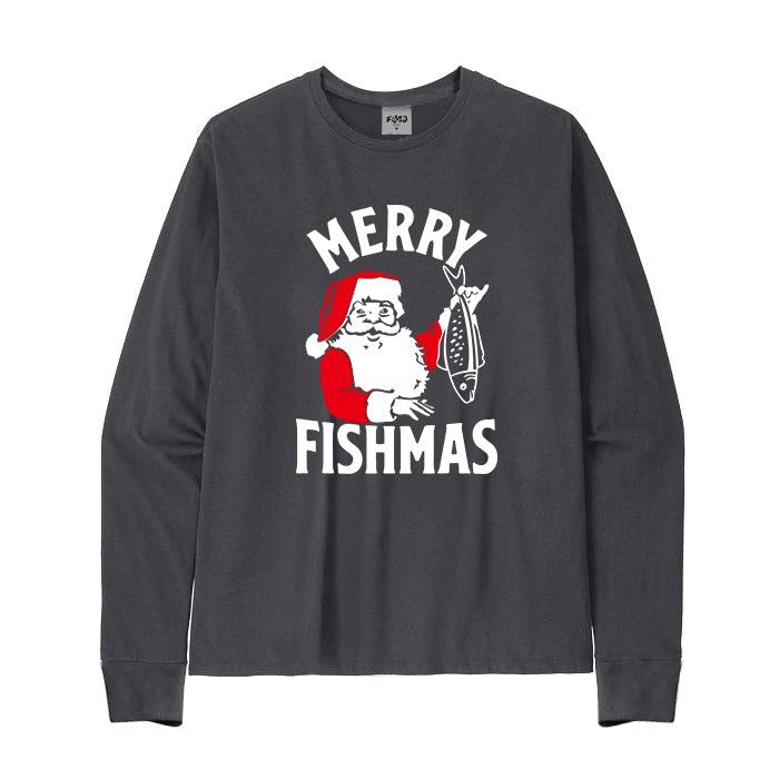 Merry Fishmas Long Sleeve T-Shirt