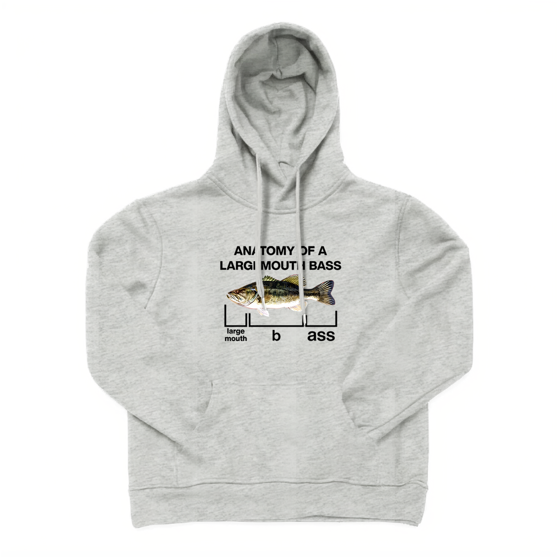 Anatomy Of A Large Mouth Bass Fish Hoodie