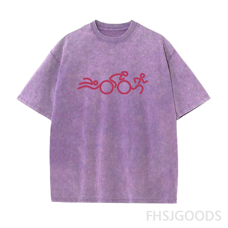 Triathlon Unisex Distressed T-Shirt