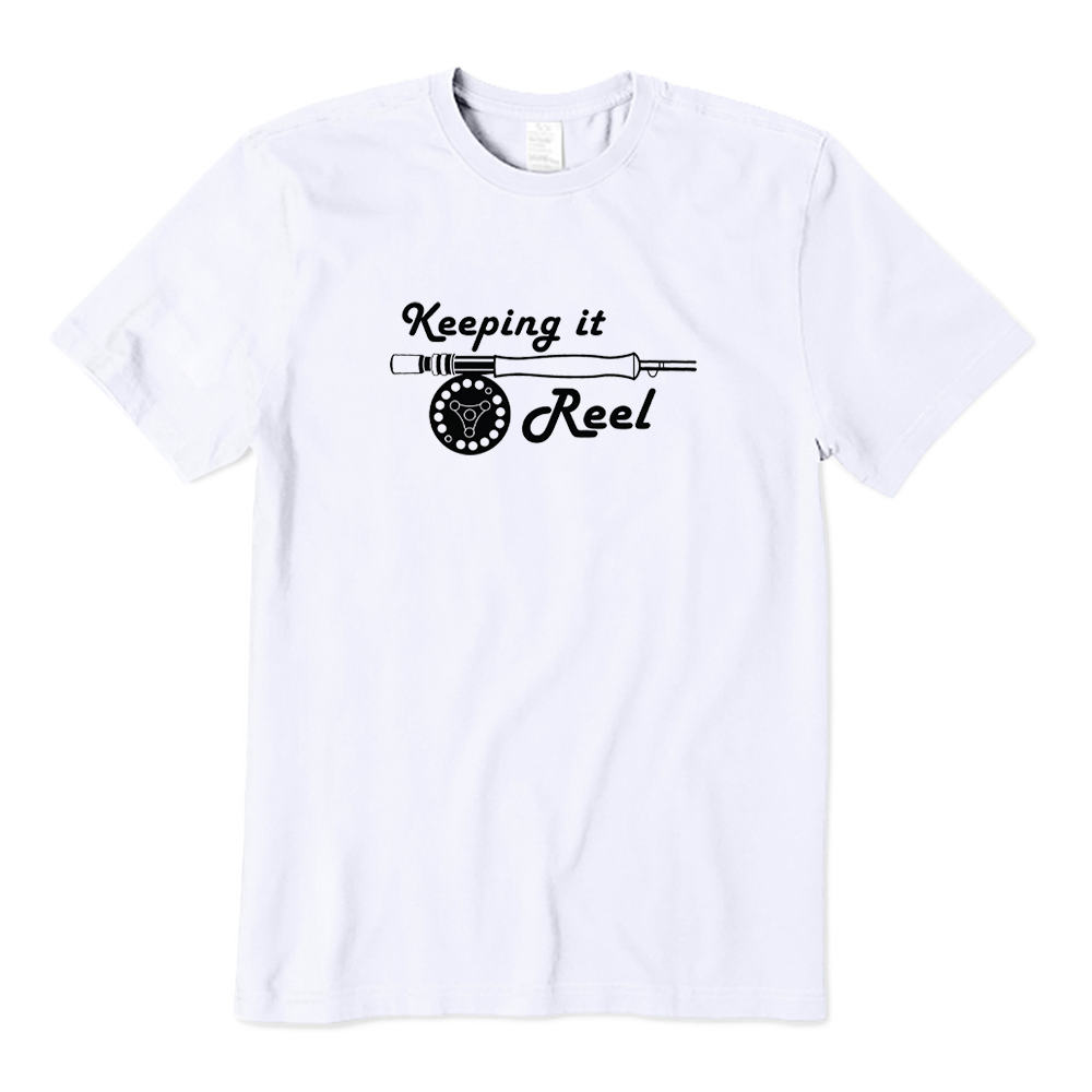Keeping It Reel Fly Fishing Rod Graphic T-Shirt