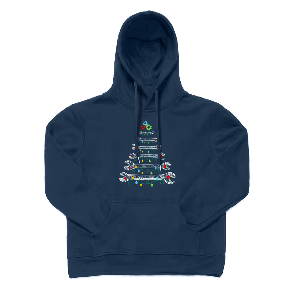 Wrench Christmas Tree Hoodie