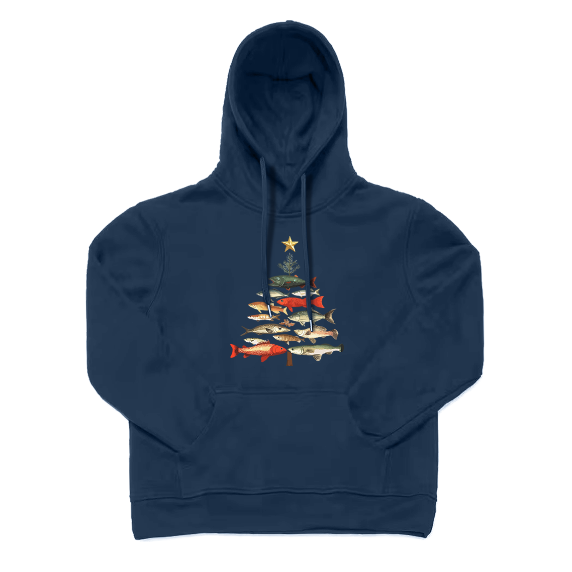 Fish Christmas Tree Hoodie