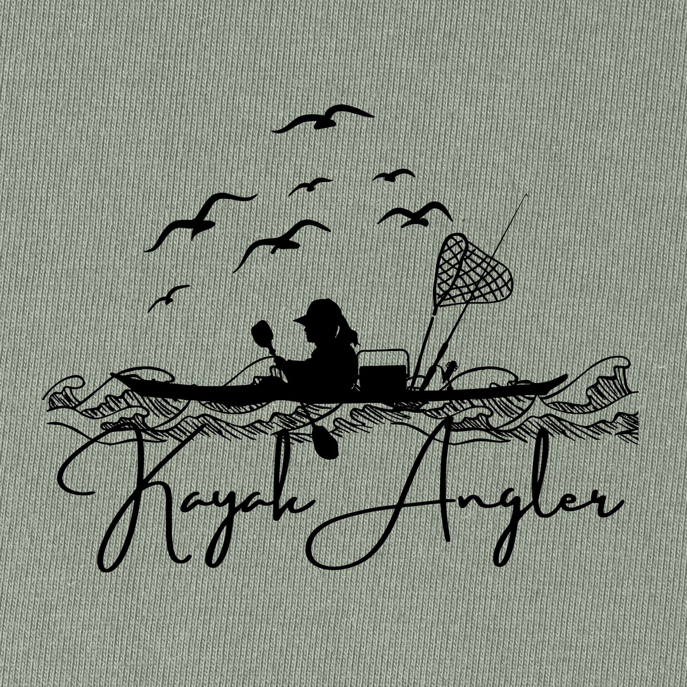 Woman Kayak Angler T-Shirt for Women