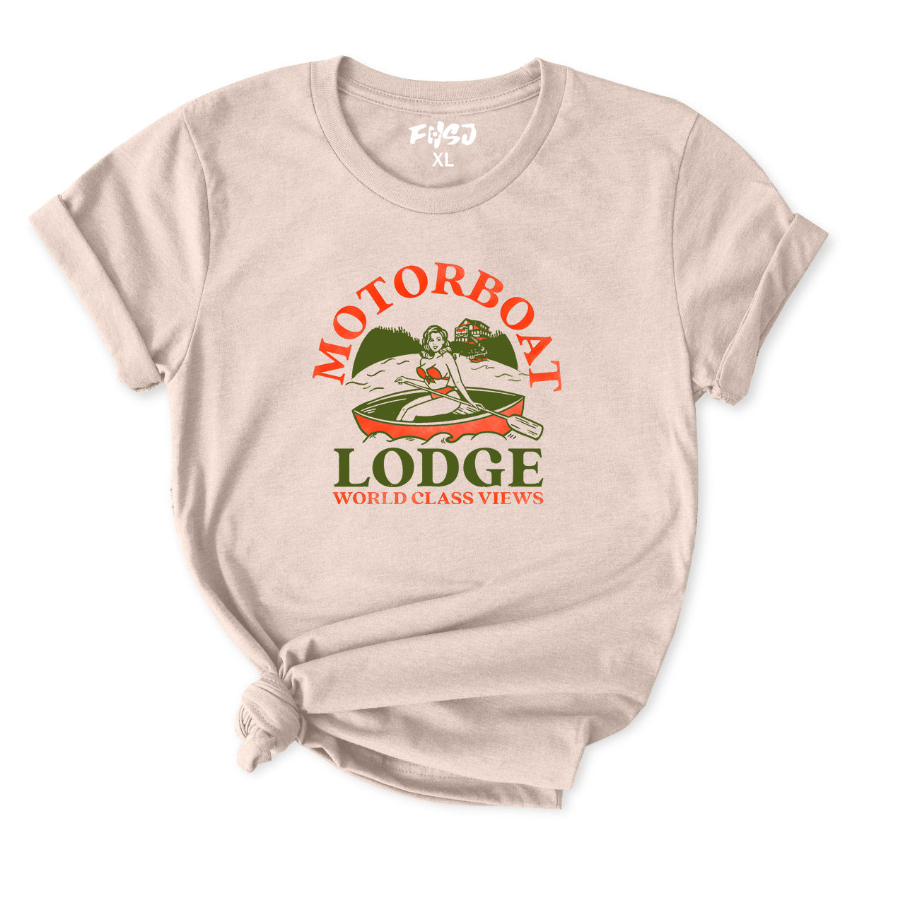 Motorboat Lodge T-Shirt for women