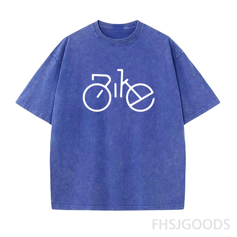 Bike Unisex Distressed T-Shirt