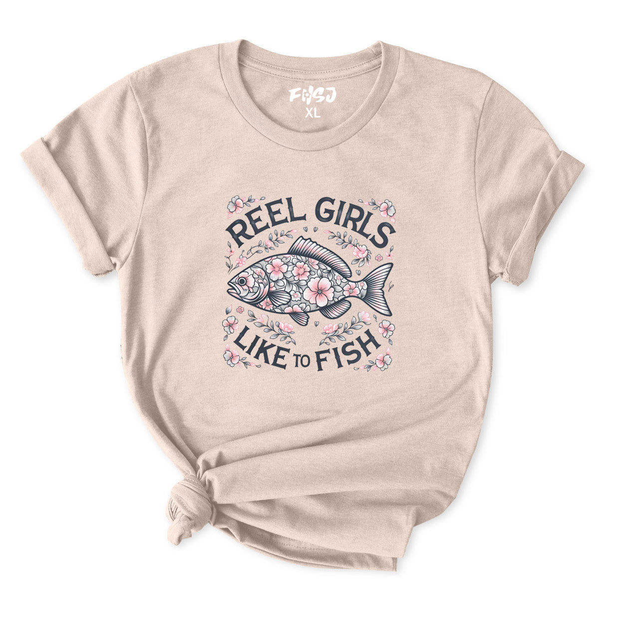 Reel Girls Like To Fish T-Shirt for Women