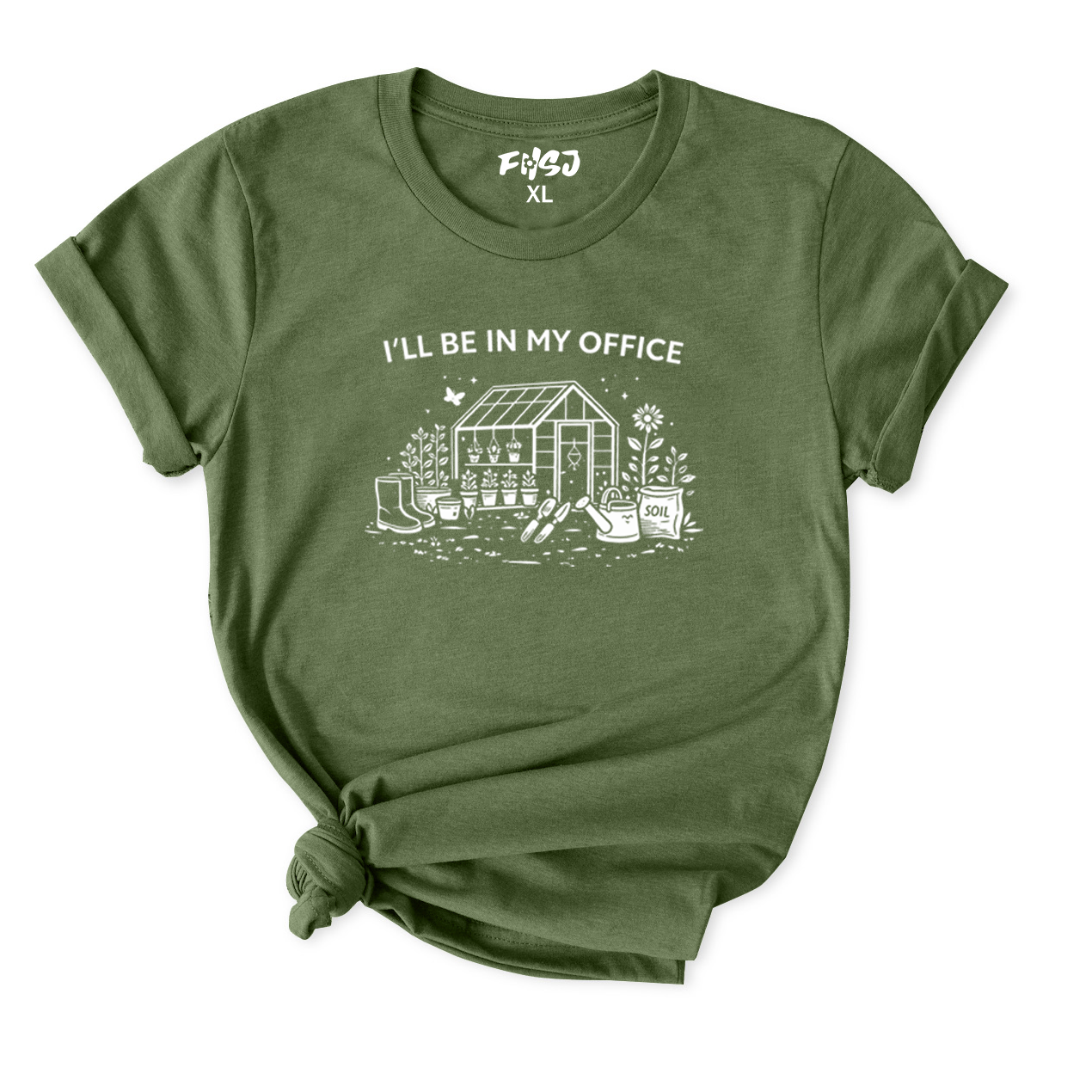I’ll Be In My Greenhouse Office Gardening T-Shirt for Women