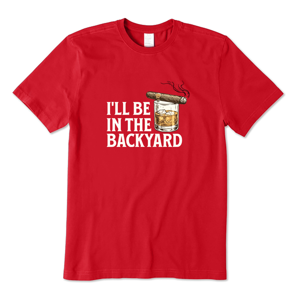 Backyard Whiskey & Cigar BBQ T-shirt