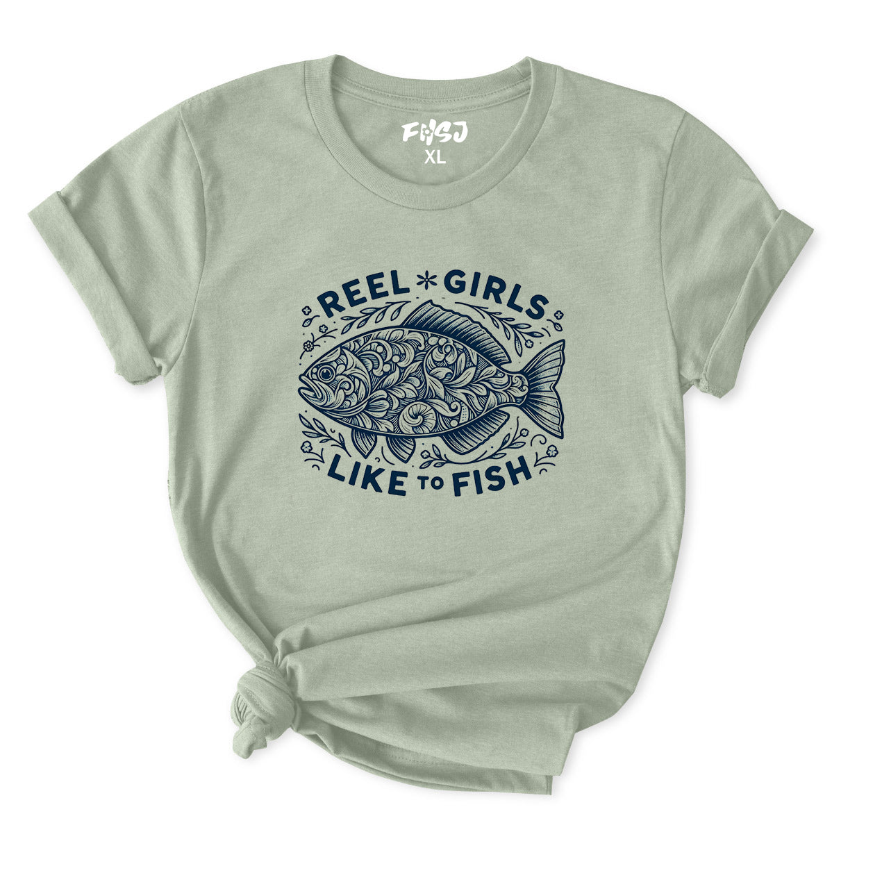 Reel Girls Fish T-Shirt for Women