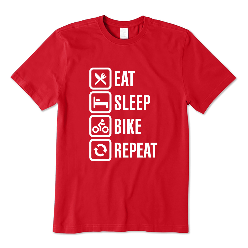Eat Sleep Bike Repeat Cycling T-shirt