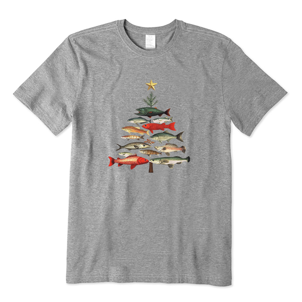 Fish Christmas Tree T-Shirt