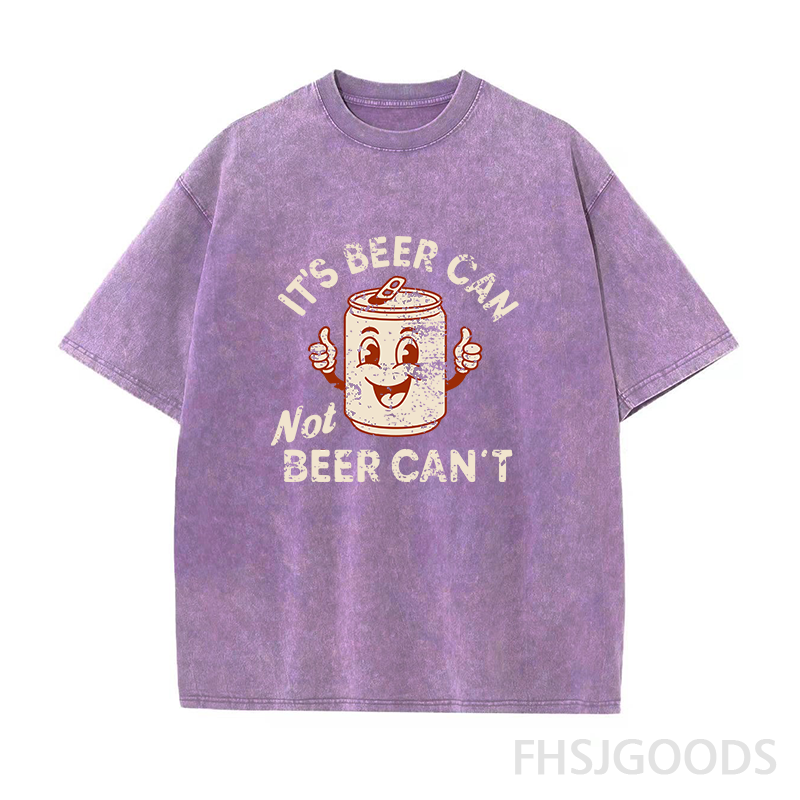 It's Beer Can Not Beer Can't Unisex Distressed T-Shirt