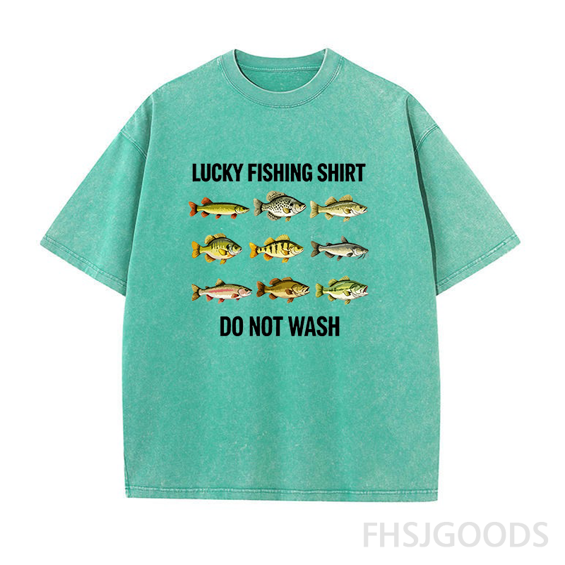 Lucky Fishing Unisex Distressed T-Shirt