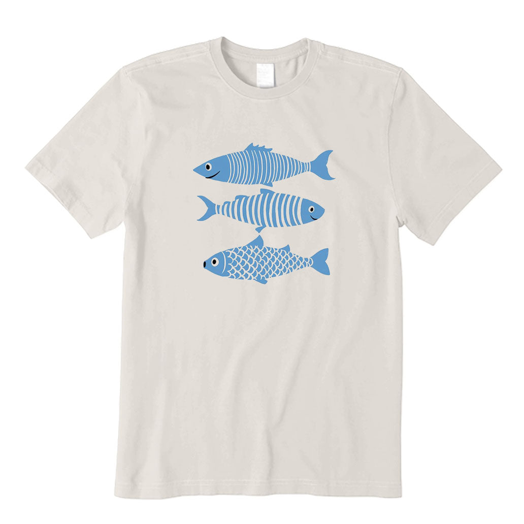 Funny Blue Fish T-Shirt