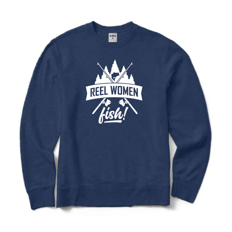 Reel Women Fish Crewneck Sweatshirt for women