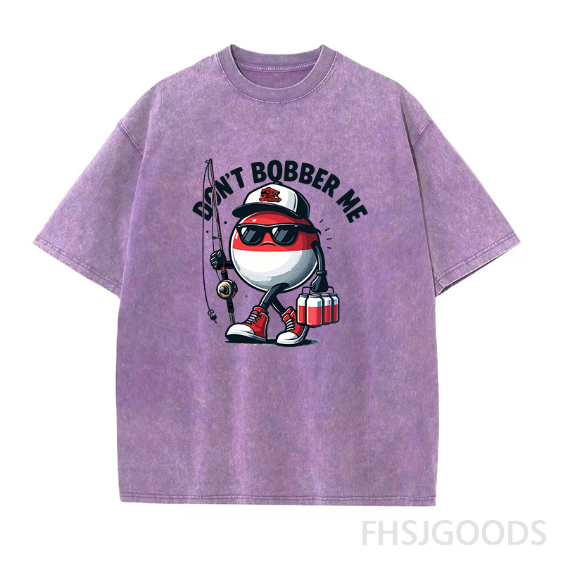 Don't Bobber Me Unisex Distressed T-Shirt