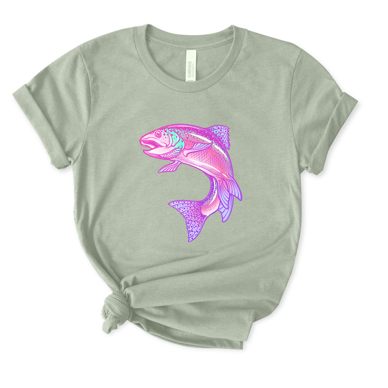 Pink Rainbow Trout T-Shirt for Women