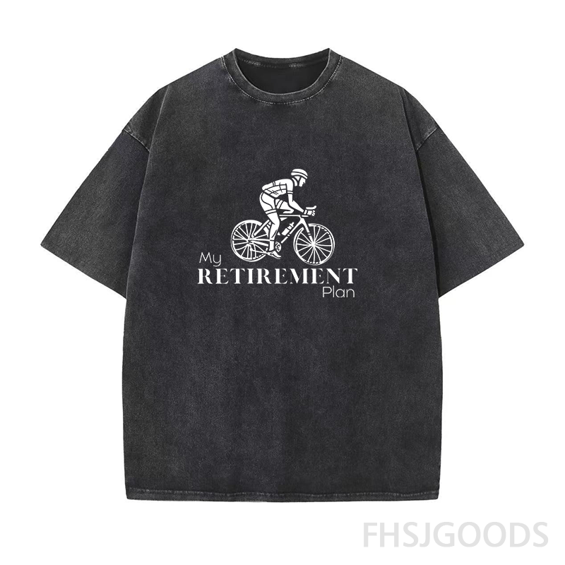Cyclist Retirement Unisex Distressed T-Shirt