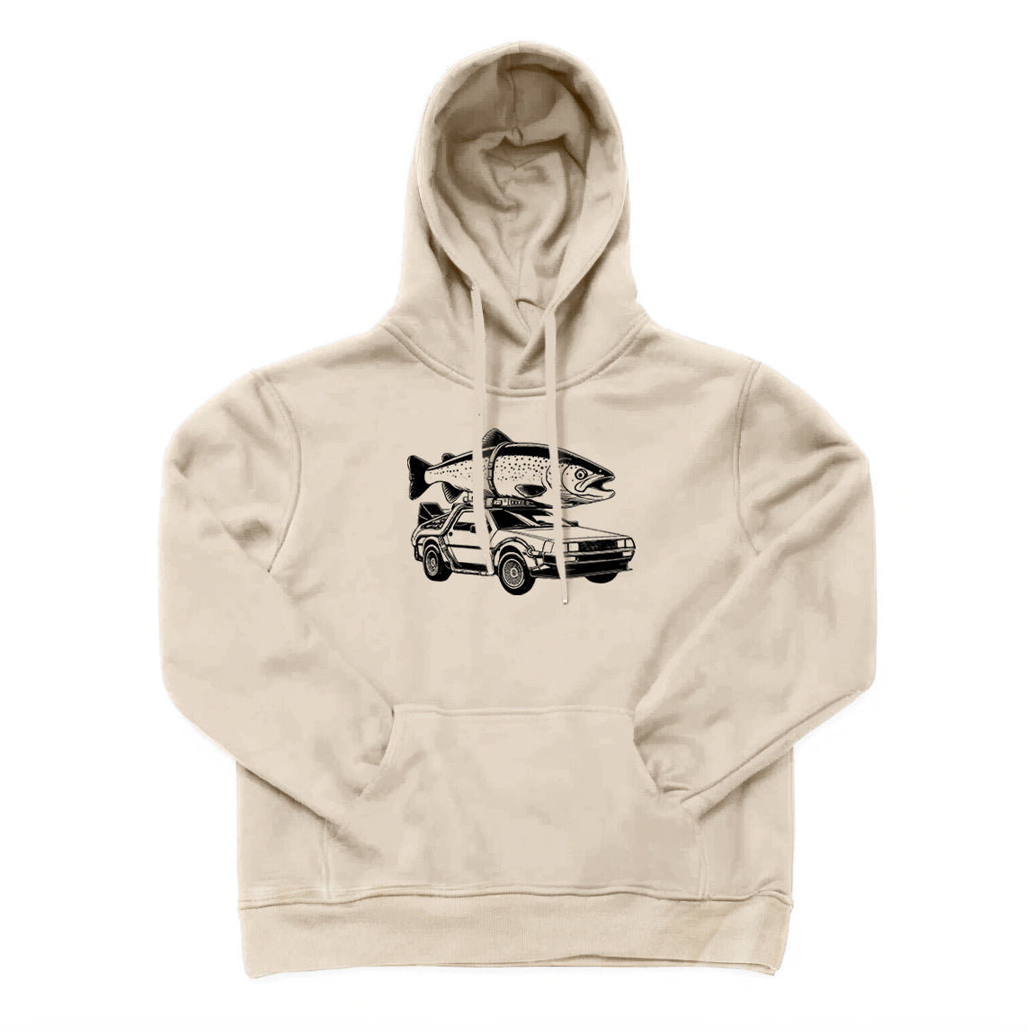 Moving A Big Trout Hoodie