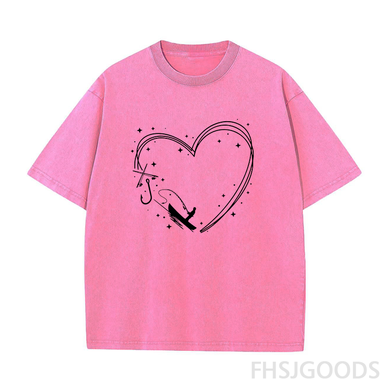 Love Fishing Unisex Distressed T-Shirt