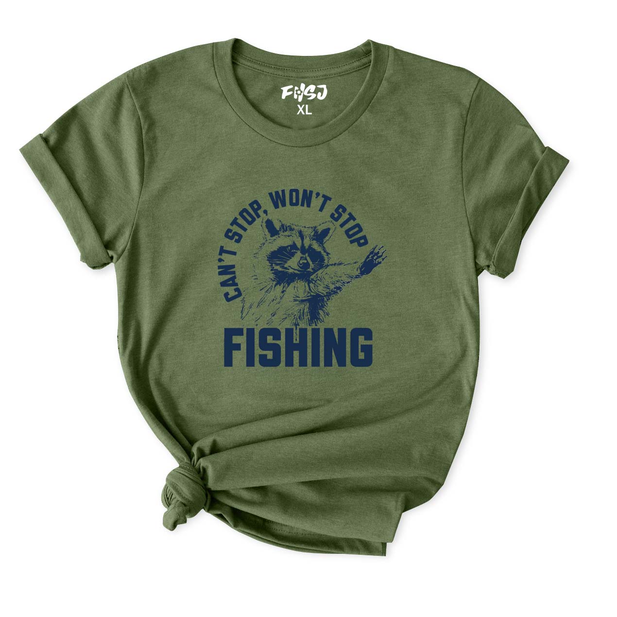 Can't Stop Won't Stop Fishing T-Shirt for Women