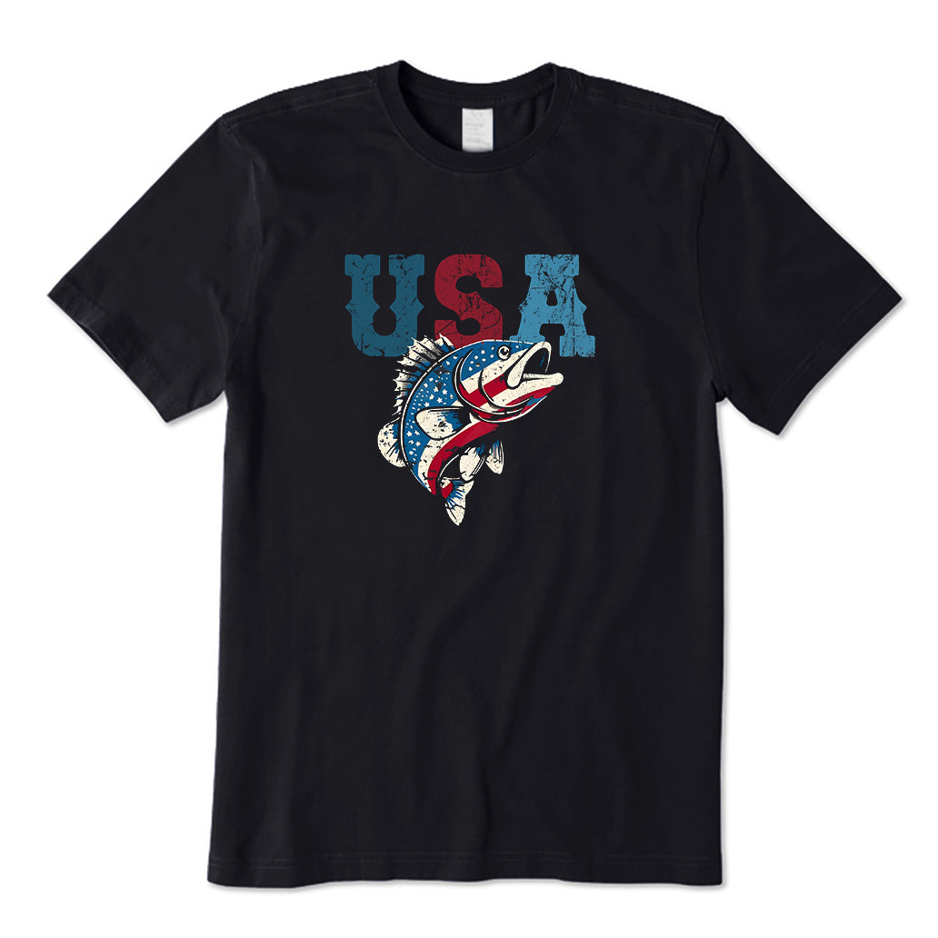 USA Bass Fish T-Shirt