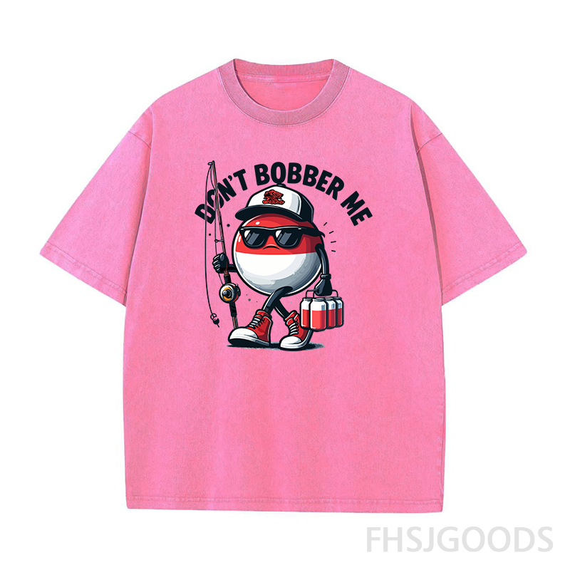 Don't Bobber Me Unisex Distressed T-Shirt