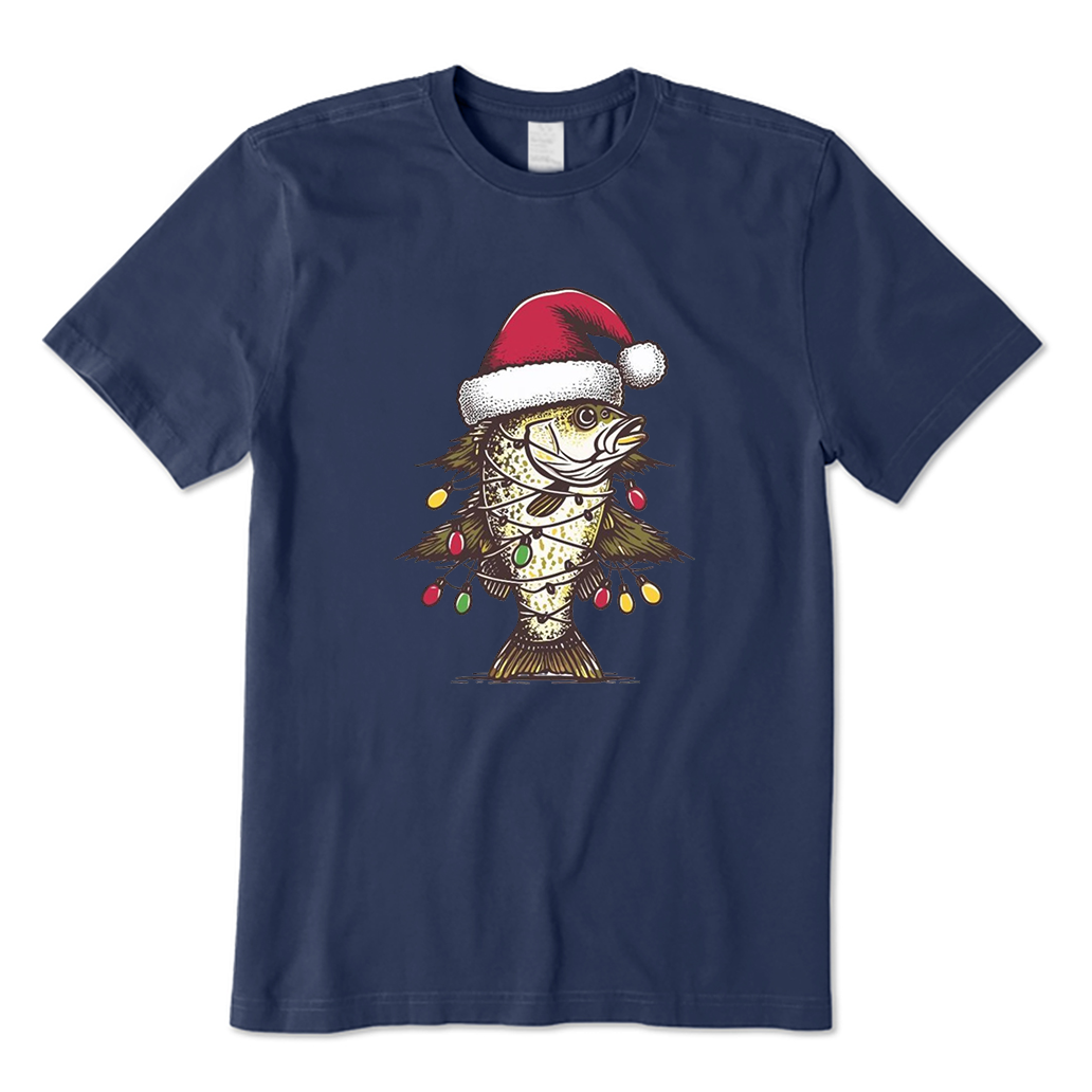 Crappie Fishing Christmas T-Shirt