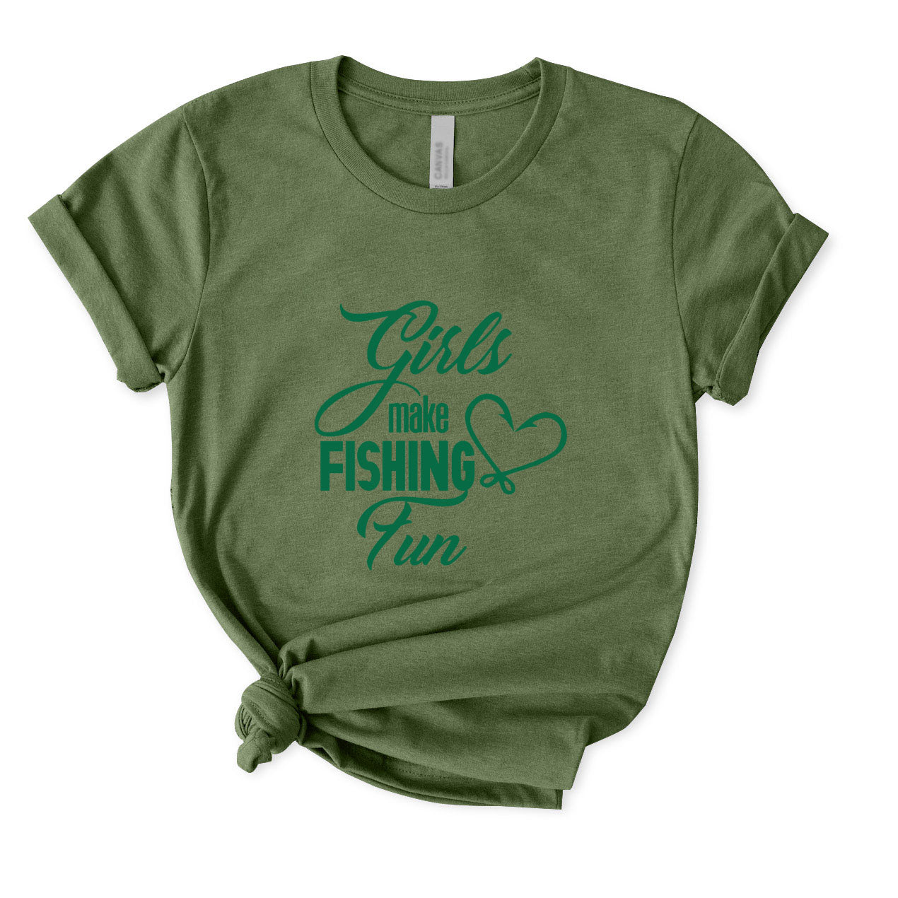 Girl Make Fishing Fun T-Shirt for Women
