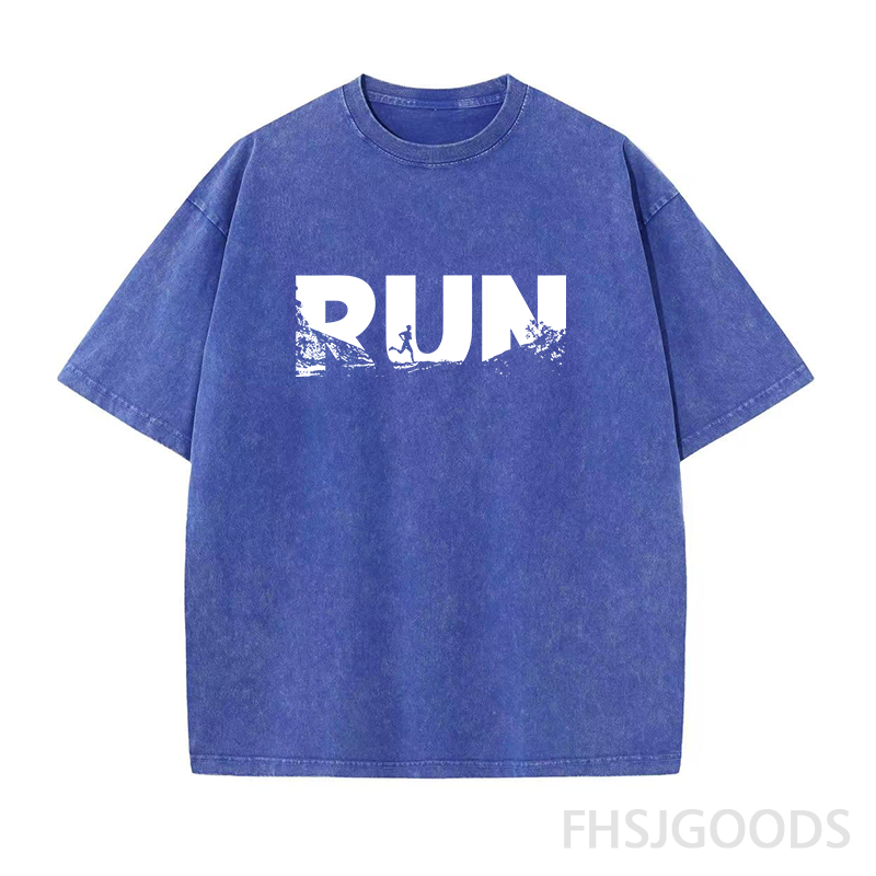 Run Unisex Distressed T-Shirt