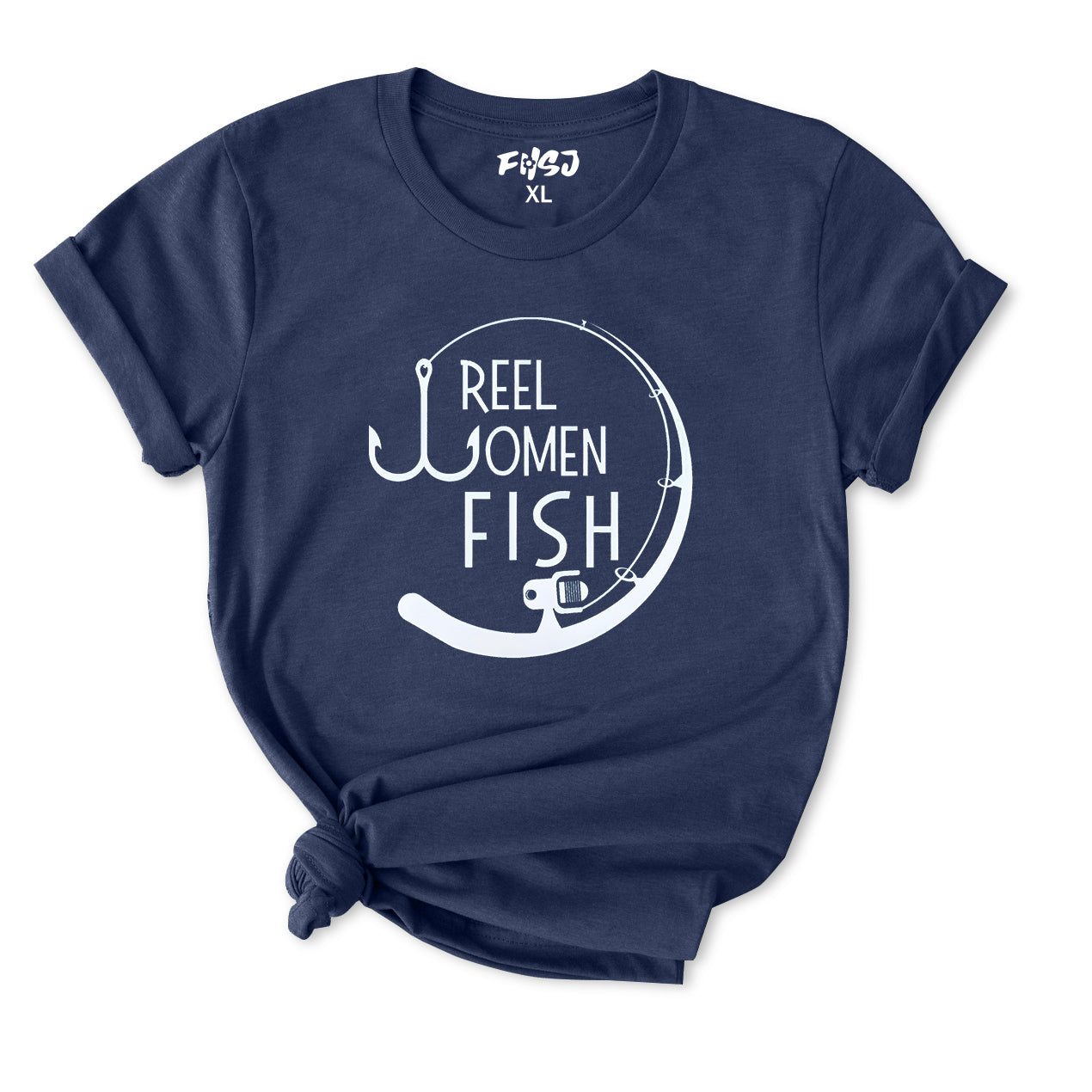 reel woman fish T-Shirt for Women