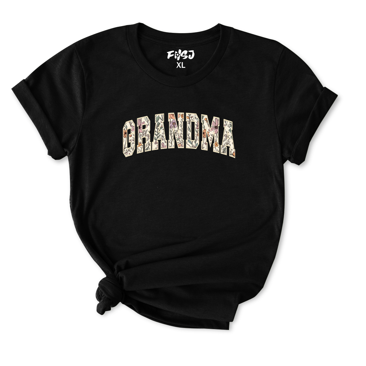 Floral Grandma T-Shirt for Women