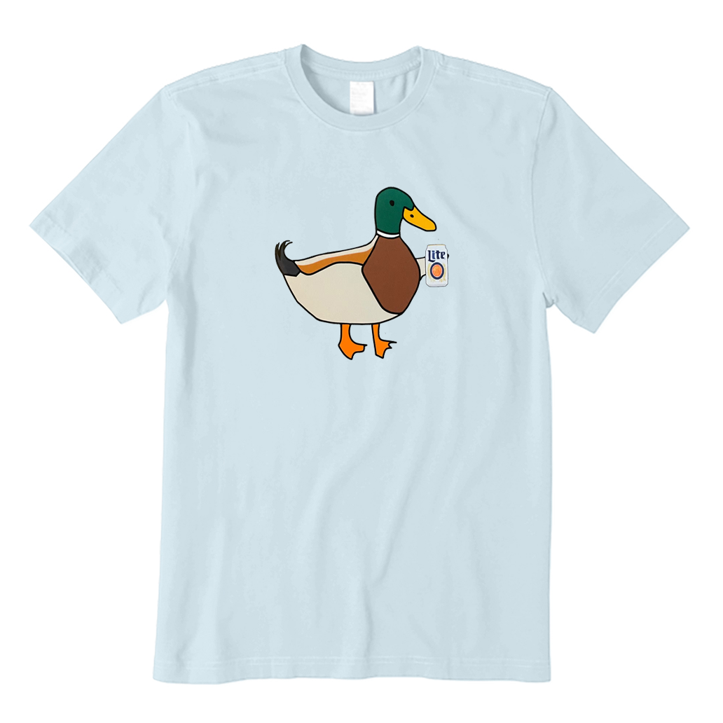 Mallard Duck with Beer T-shirt