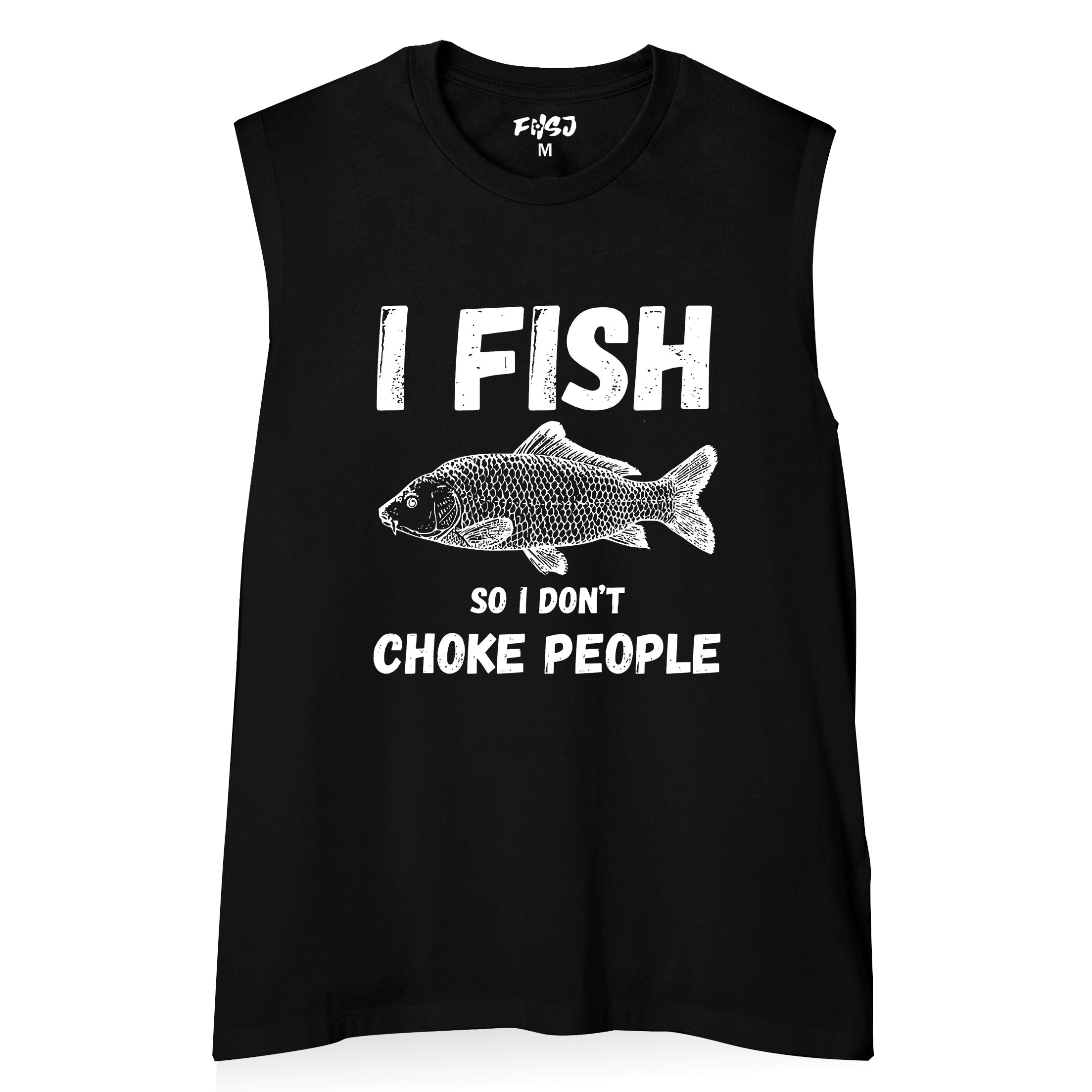women I Fish So I Don't Choke People Tank Top