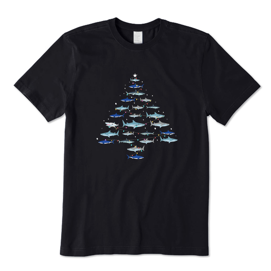 Christmas Shark Tree T-Shirt