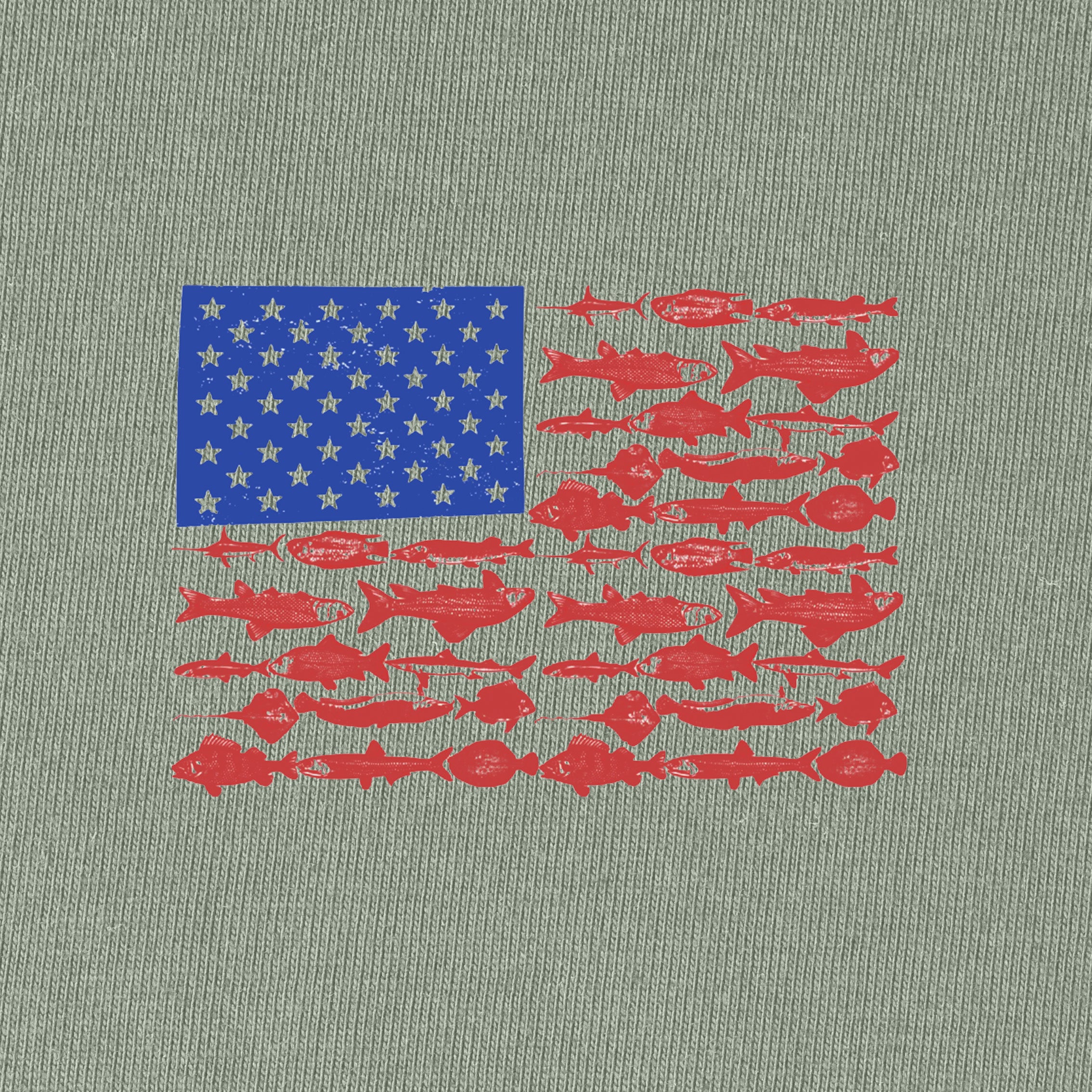American Flag Fishing T-Shirt